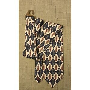 Vintage New Tommy Hilfiger 100%‎ Italian Silk Mens Necktie Golf Club Bag Tie